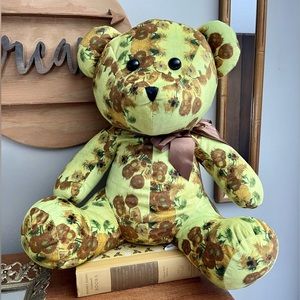 Vincent Van Gogh Sunflowers Large Teddy Bear
